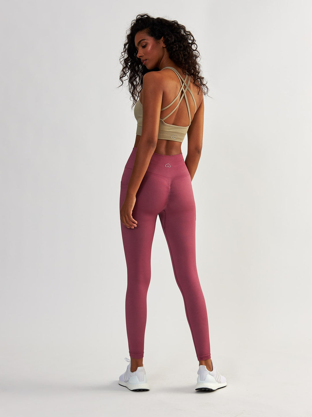 Rose Leggings mit Taschen - Lift Me Up