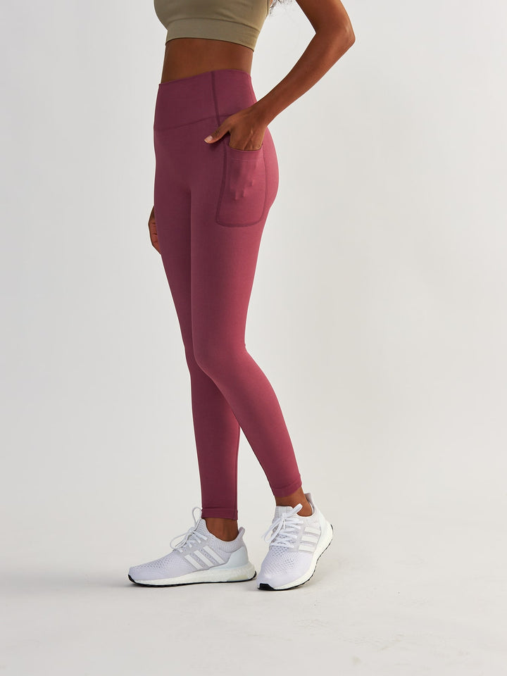 Rose Leggings mit Taschen - Lift Me Up