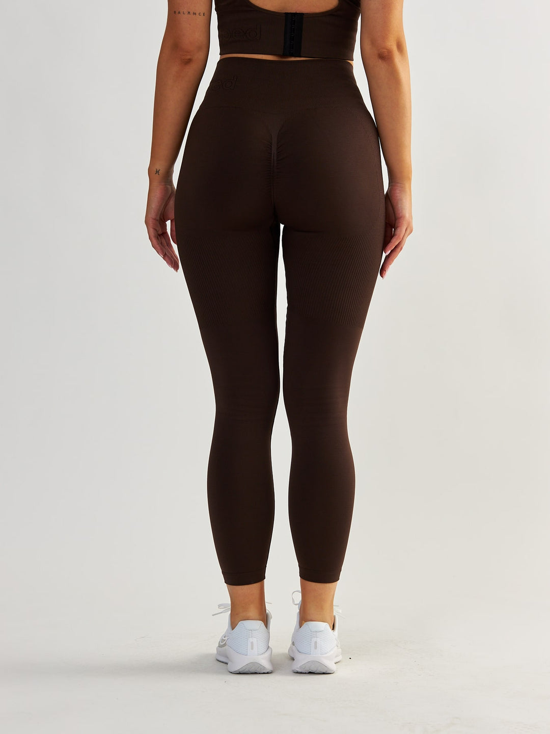 Scrunch Leggings - Body Boost Dunkle Schokolade