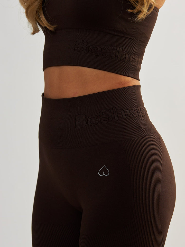 Scrunch Leggings - Body Boost Dunkle Schokolade