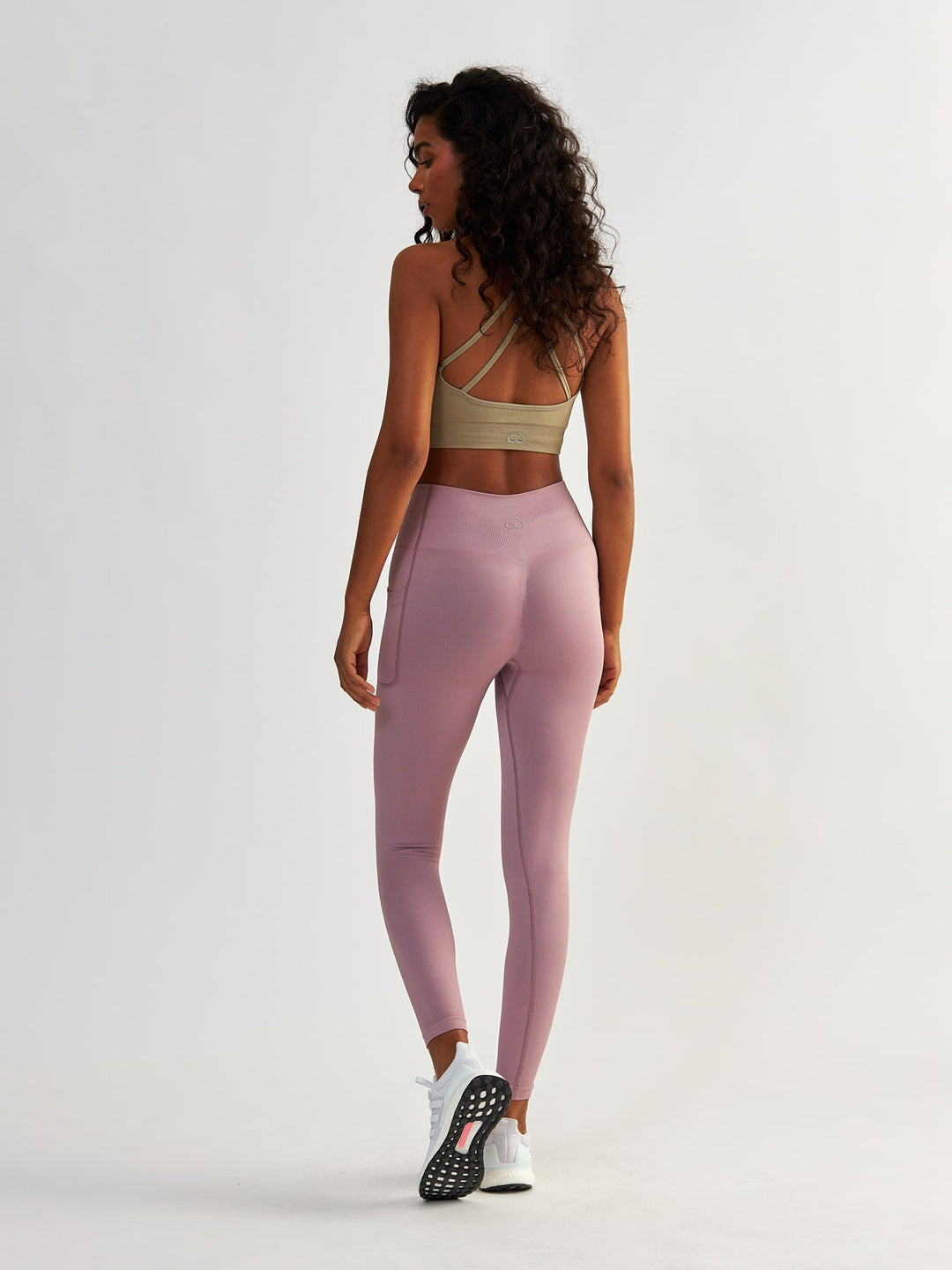 Lavendel Leggings mit Taschen - Lift Me Up