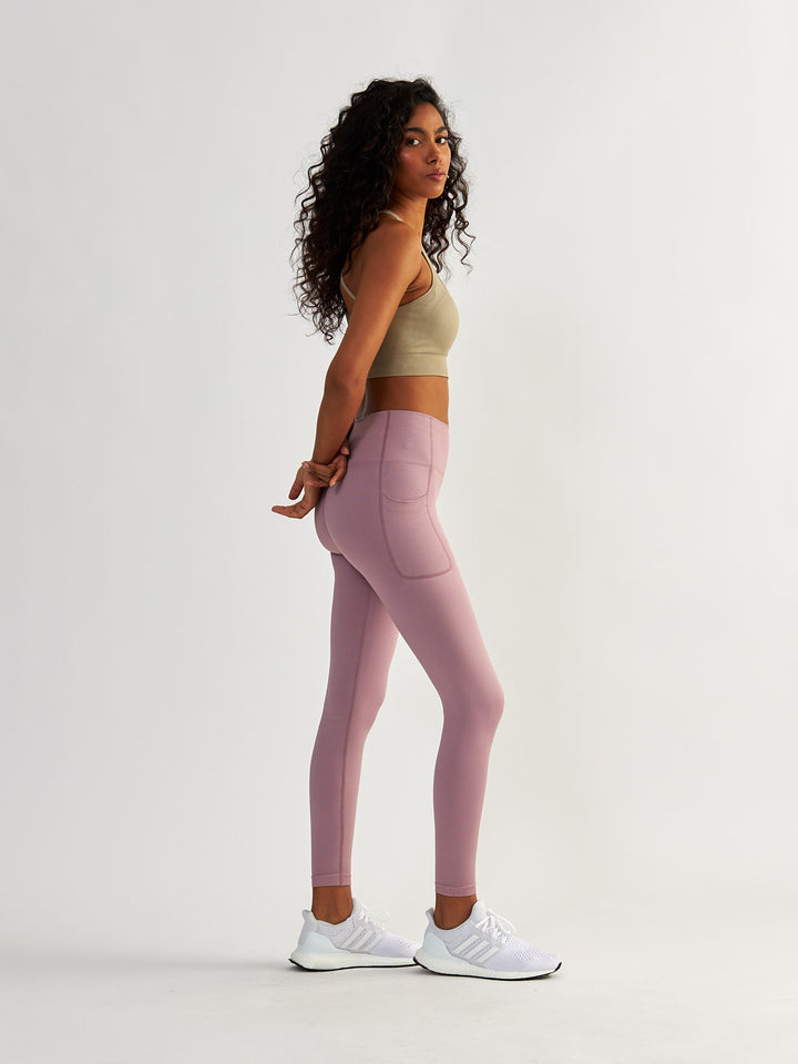 Lavendel Leggings mit Taschen - Lift Me Up