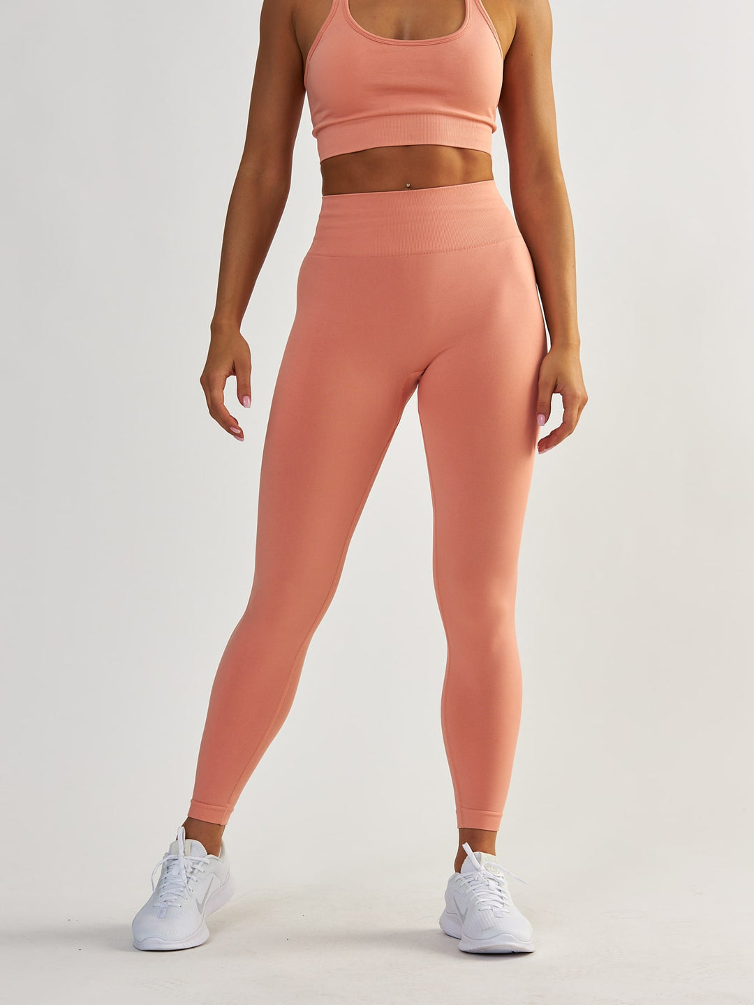 Coral Scrunch Leggings - Gym Queen