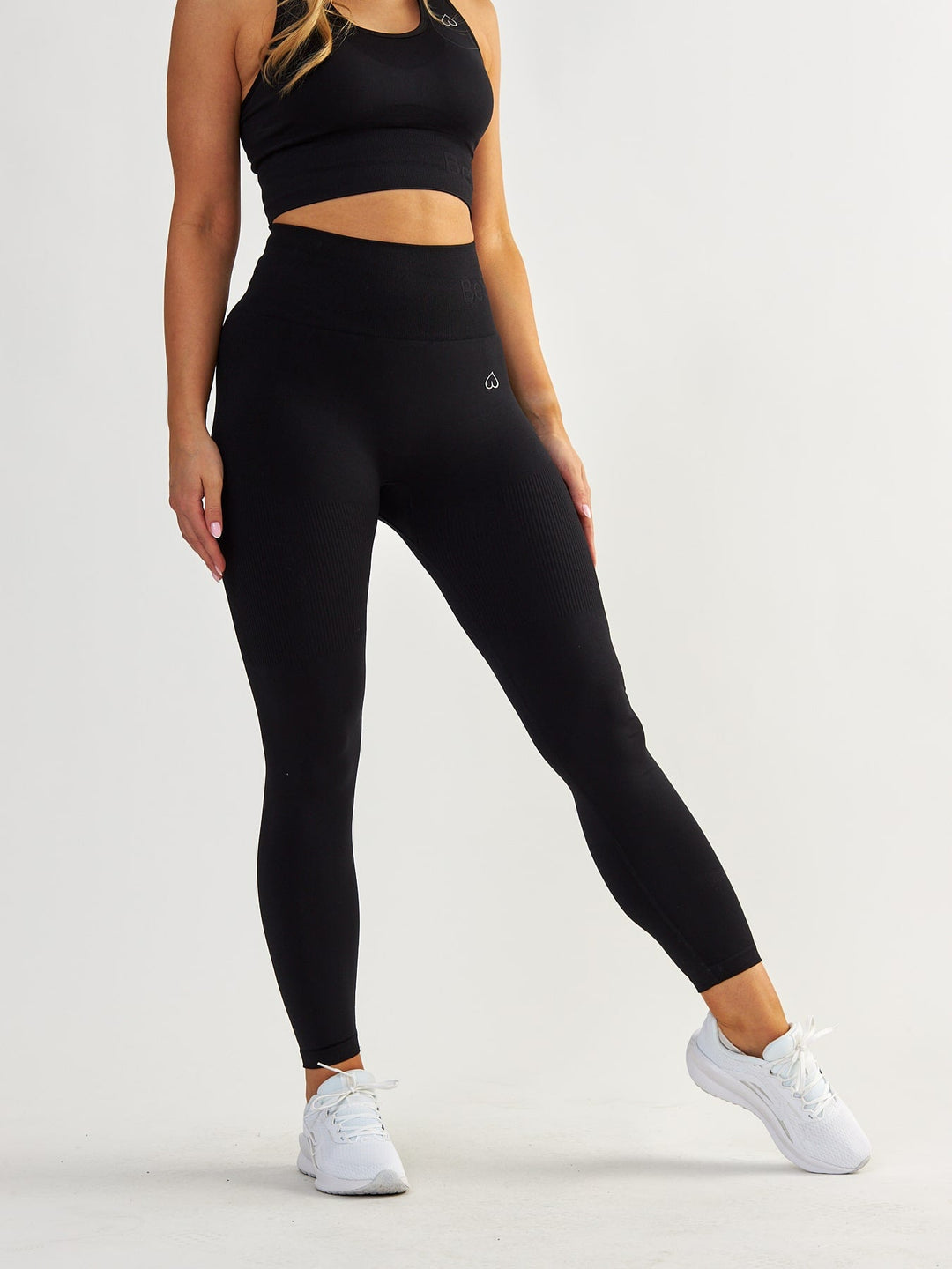 Schwarze Scrunch Leggings - Body Boost