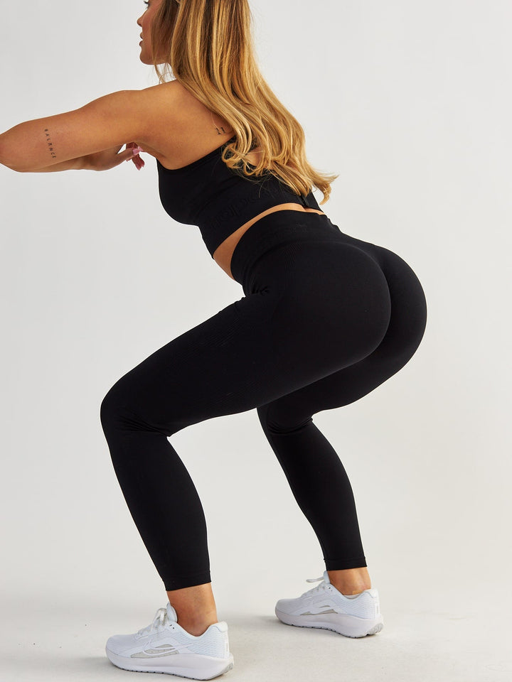 Zwarte scrunchlegging - Body Boost