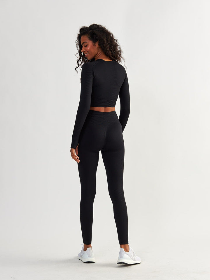 Zwarte naadloze legging - Femme Force