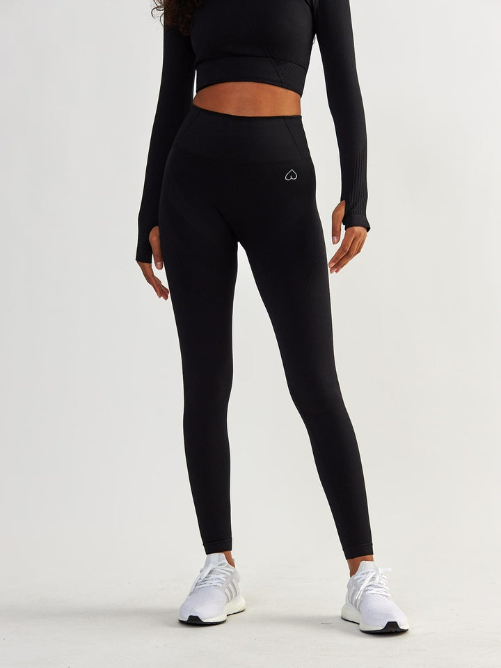 Zwarte naadloze legging - Femme Force