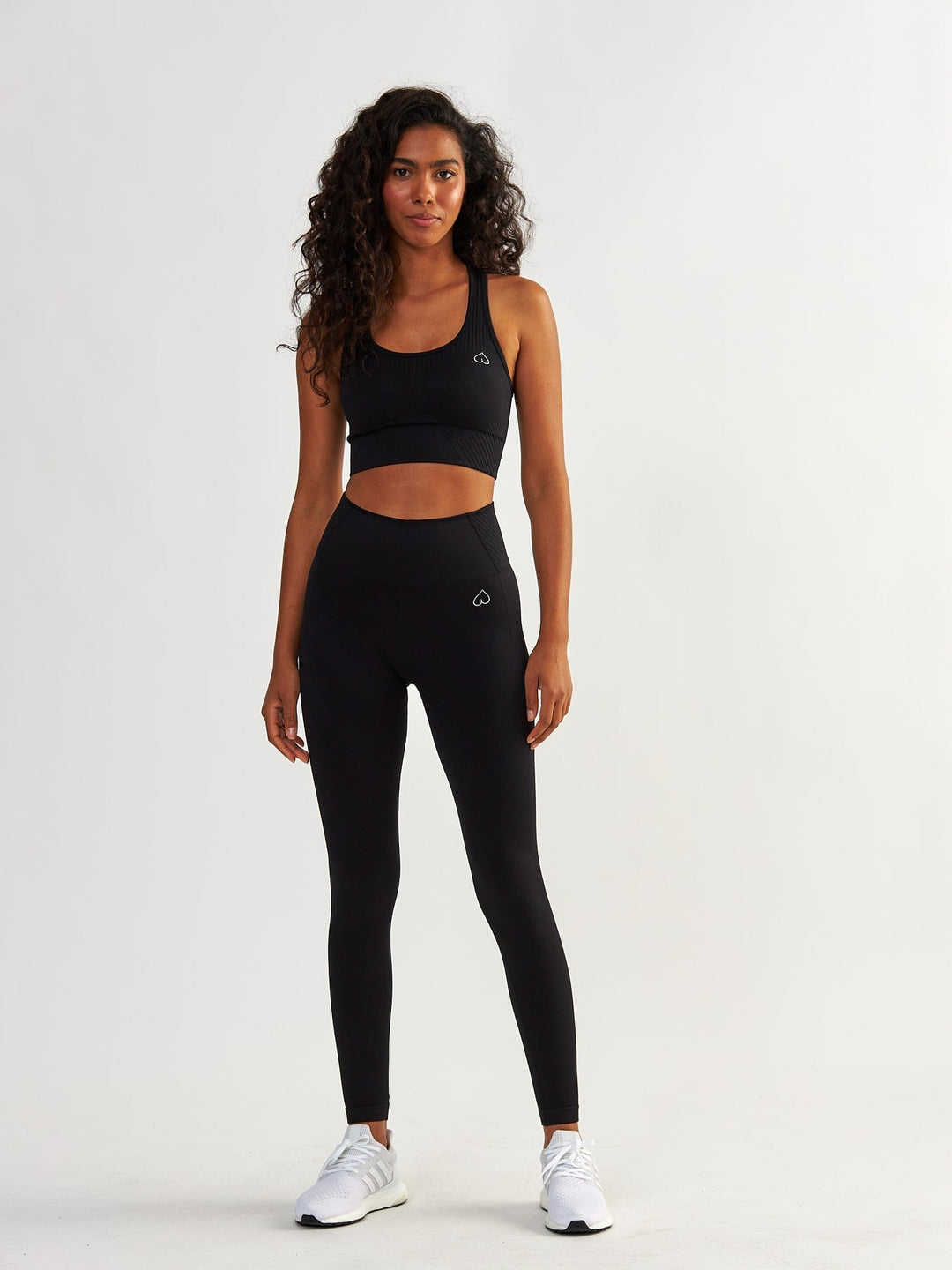 Schwarze Nahtlose Leggings - Femme Force