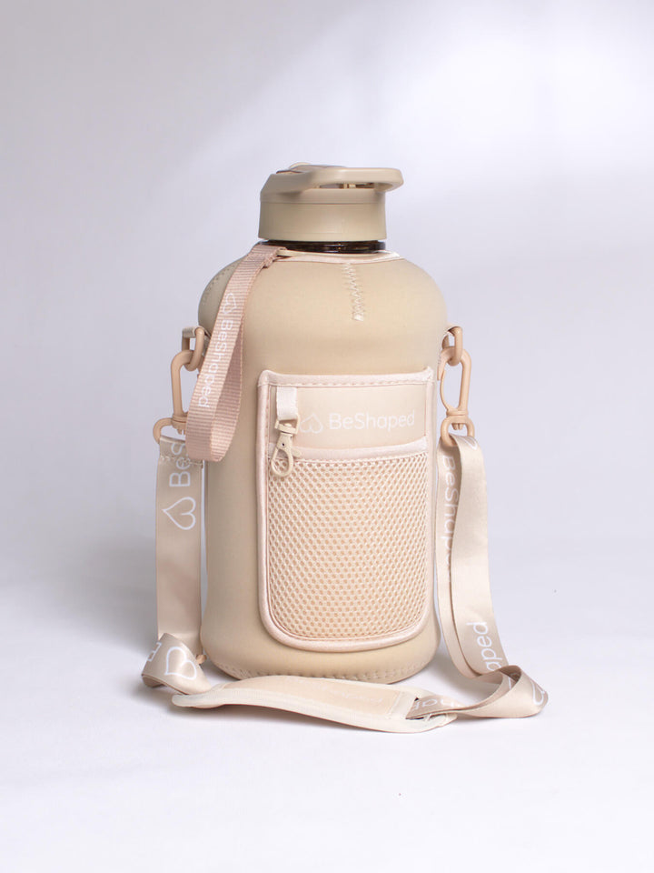 Water Jug mit Tasche Beige