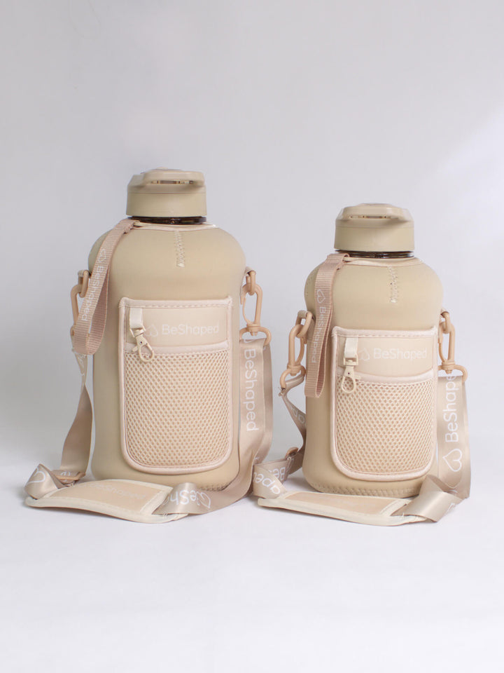 Water Jug mit Tasche Beige