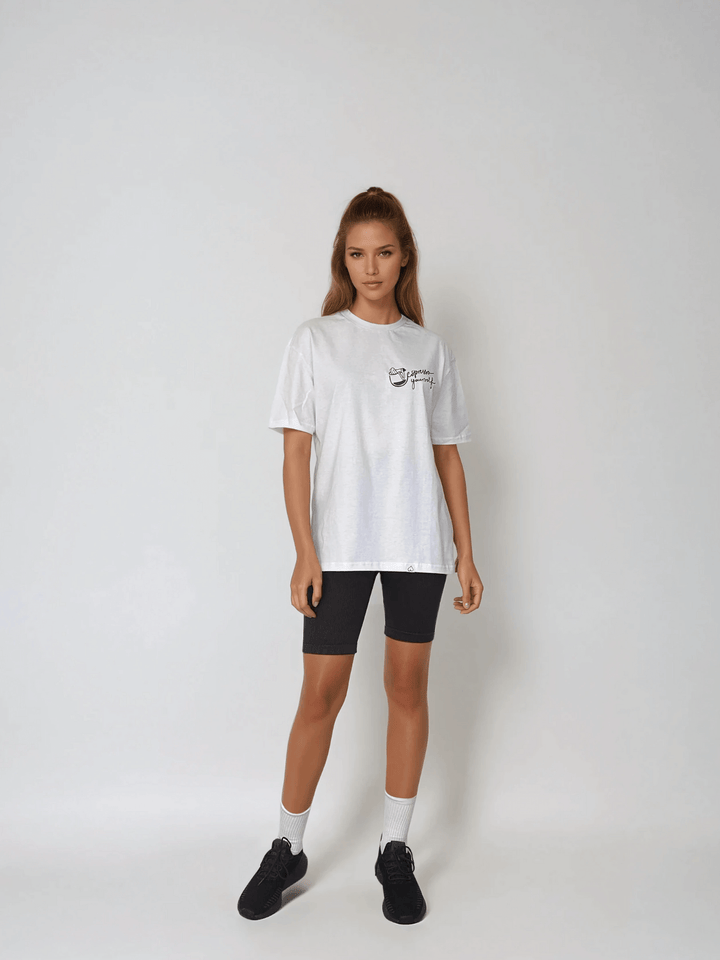 T-shirt i min pilates era - Rosa 