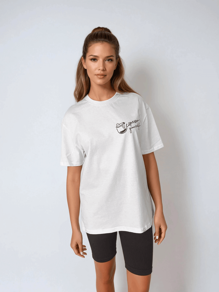 T-shirt i min pilates era - Rosa 