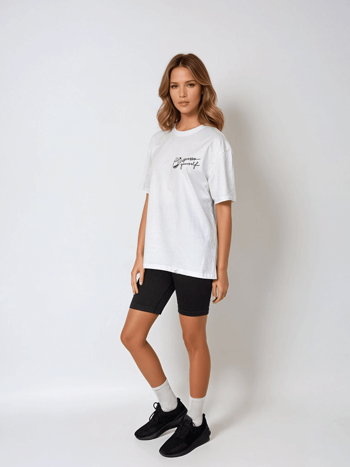 T-shirt i min pilates era - Rosa 