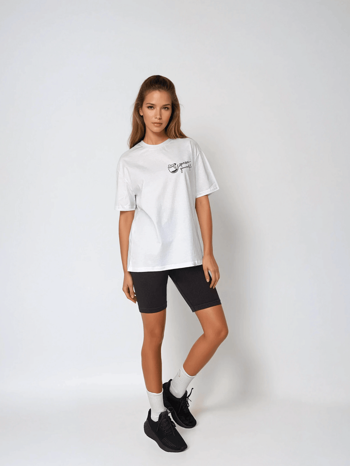T-shirt i min pilates era - Rosa 