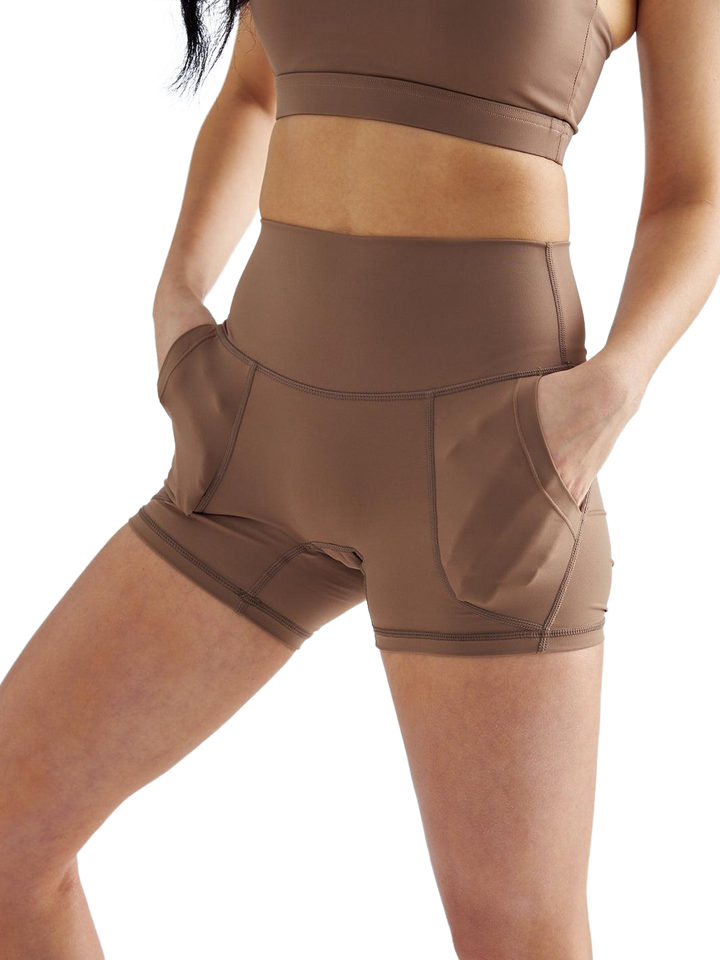Fit Me - Brown Shorts with Pockets