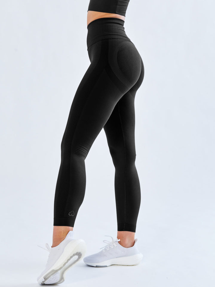 Power Up! - Black Shaping Leggings