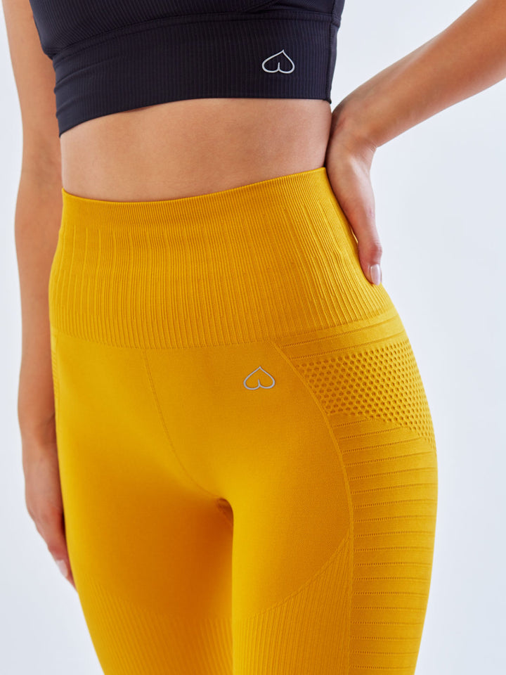 Bas vers le haut - Legging jaune